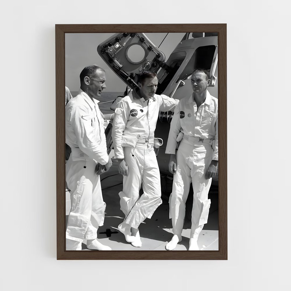 Poster Mission Heliport – affiche Espace rétro (vue 5)